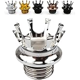 Motorcycle King Crown Gas Cap Fuel Tank Cover Right-hand Thread Reservoir Oil Cap Aluminum for Harley Sportster XL 1200 883 4