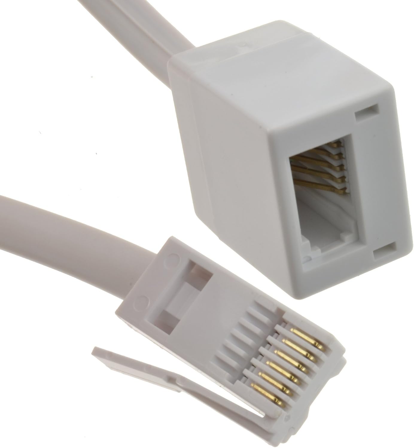 kenable BT Telephone Extension Lead For Office & Home Full 6 Wire Cable