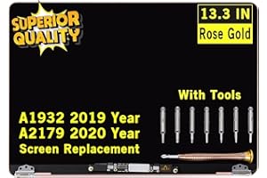 GBOLE Screen Replacement for MacBook Air Retina A1932 2019 Year / A2179 2020 Year EMC 3302 EMC 3184 MVFH2 MVFJ2 MWTJ2 MWH22 L