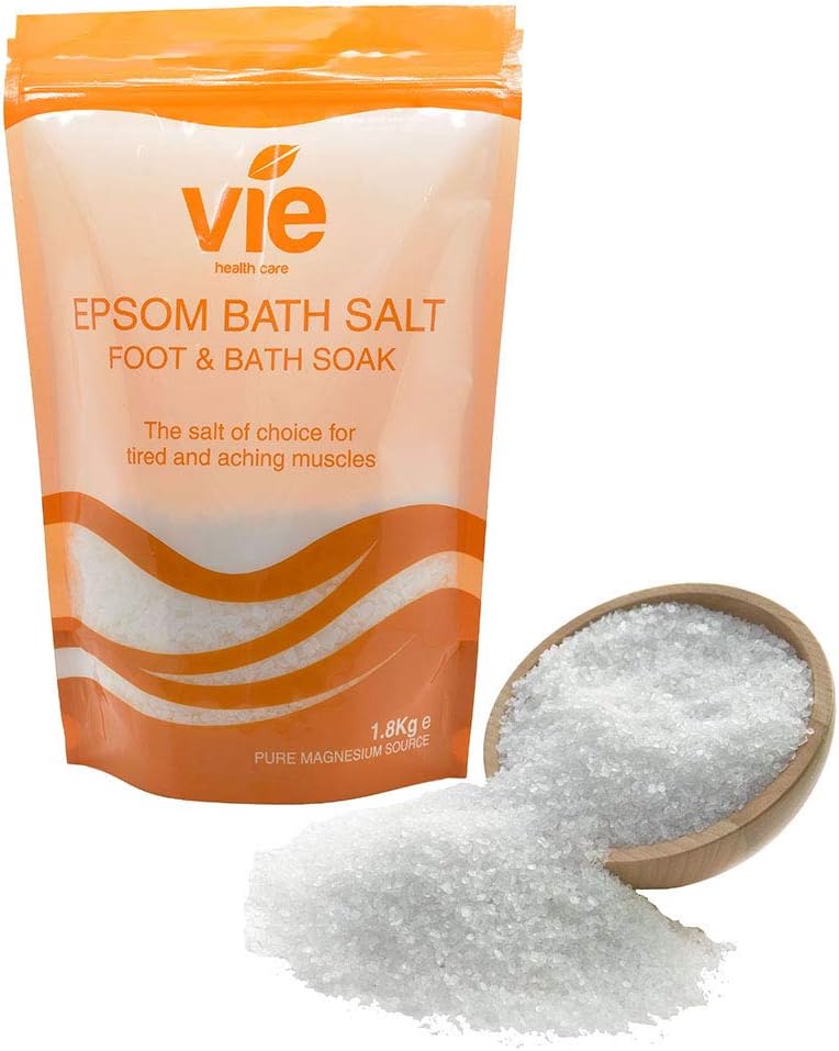 VIE Healthcare Epsom Salts, Resealable Pouch, 1.8Kg