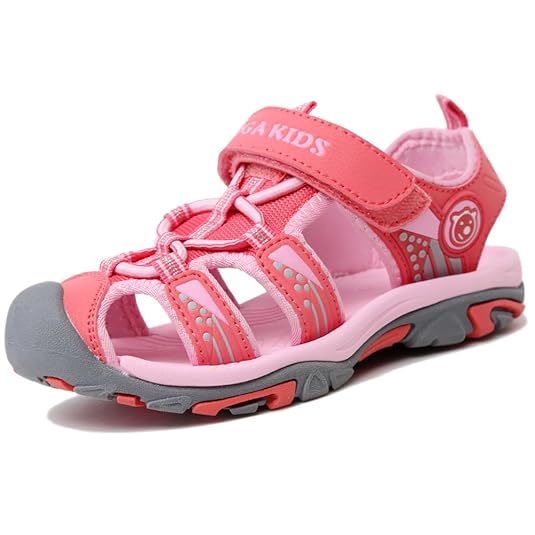 katliu Geschlossene Sandalen Jungen Outdoor Sport Trekking Wander Sommer Schuhe für Kinder