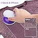Sweater Fabric Shaver Rechargeable, 2020 New Electric Lint Pilling Remover for Clothes, Sweater Trimmer Defuzzer, Easy Remove Fuzz, Pills, Bobbles-Purple