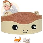 Bandou 2.0 - Original Toddler & Kids Headphones - Bluetooth Wireless & Wired Headband - Comfortable Fit - Safe Volume Limited - Adjustable for Travel, Learning, and Sleep (Momo The Monkey)