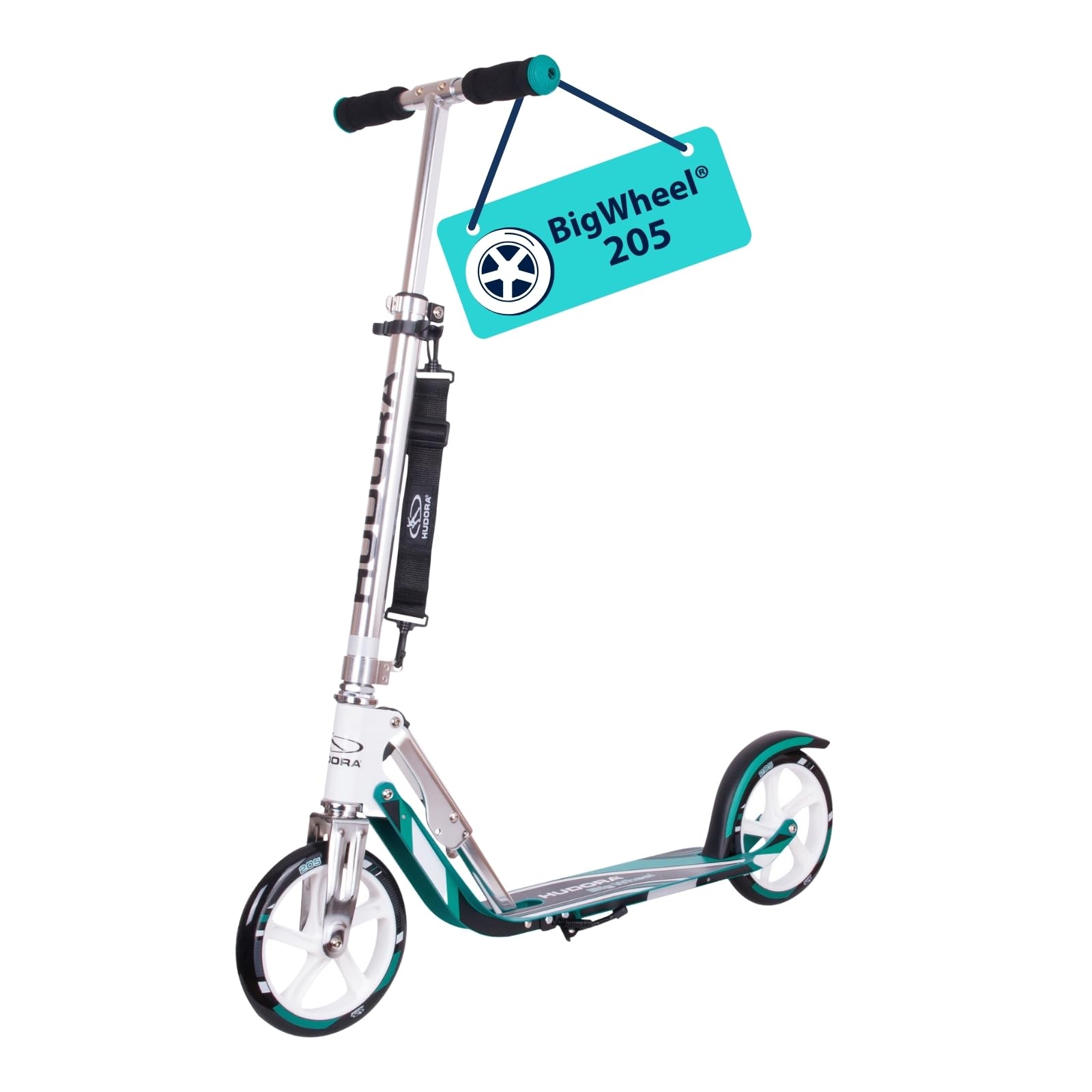 Hudora BigWheel 205, The Original with RX Pro Technology, folding city scooter