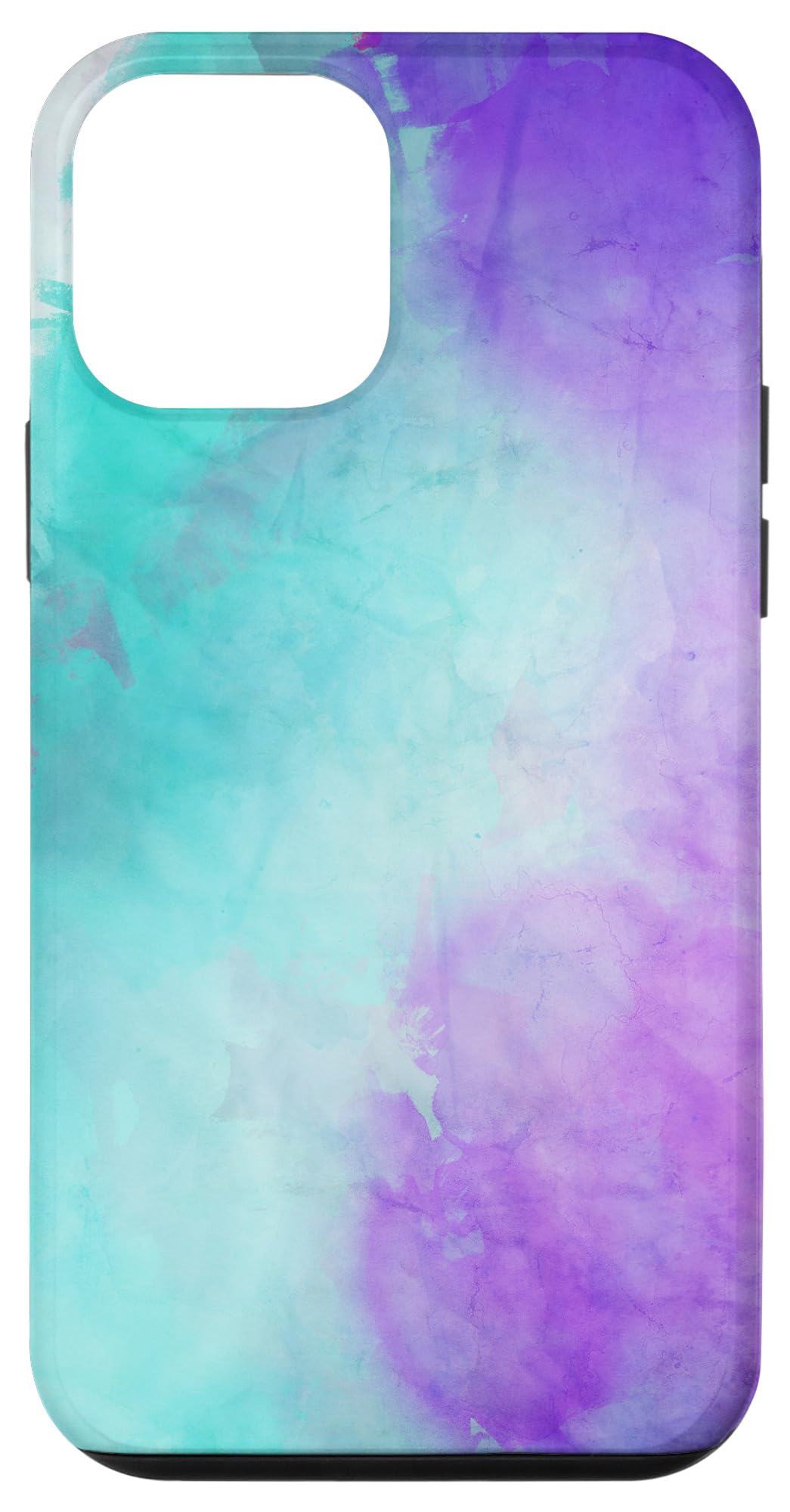 iPhone 12 mini Turquoise Purple Clouds Gradient Case