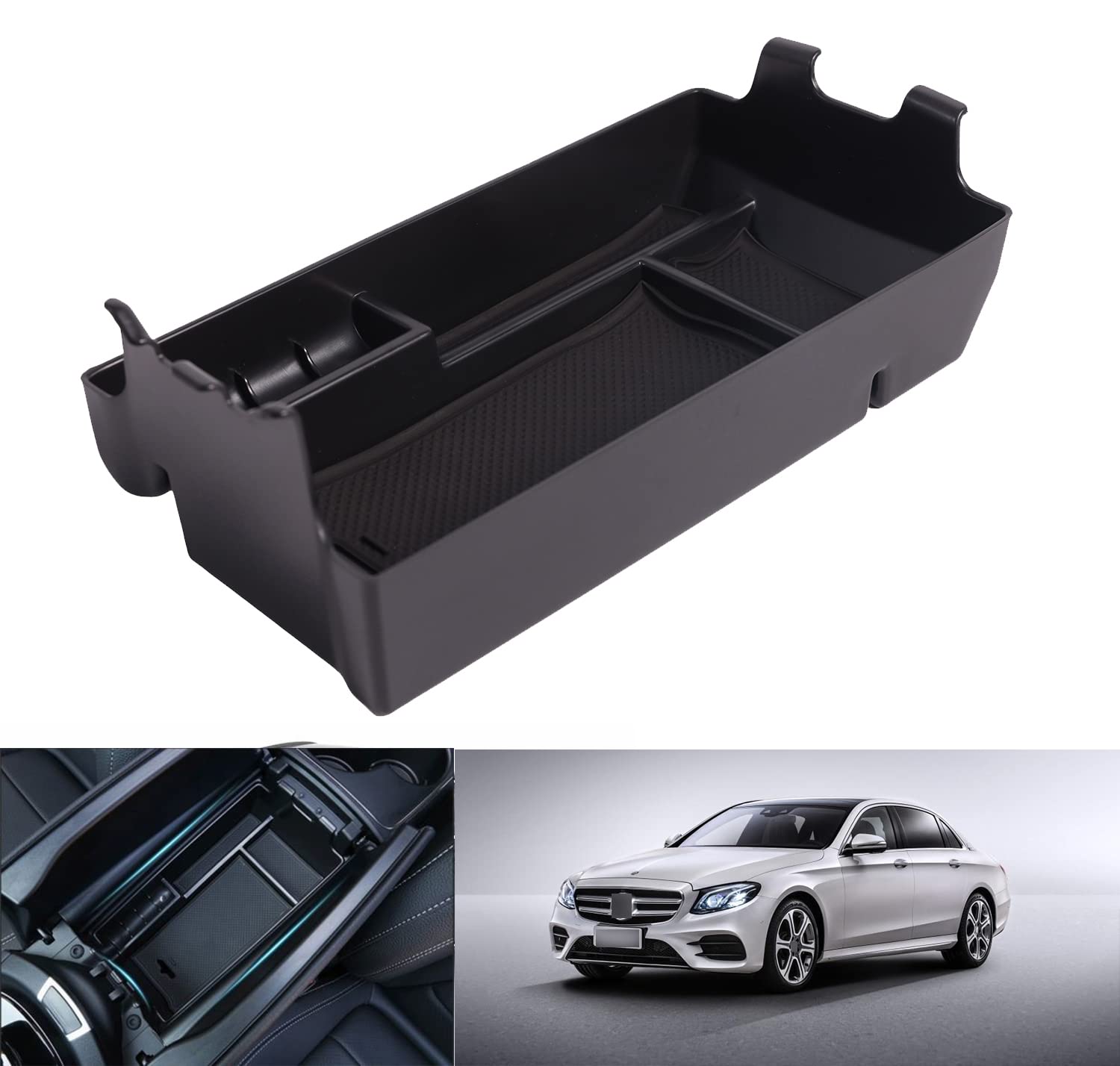 Storage Box Organizer Holder Center Console Armrest For E Class W213 S213 C238 2016–2019