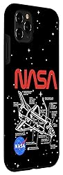 iPhone 11 Pro Max NASA Space Shuttle Schematic Logo