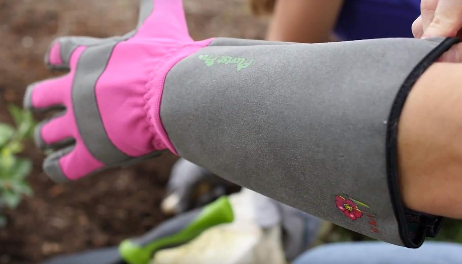 G & F 2430M Florist Pro Long Sleeve Rose gardening Gloves, Thorn Resistant Garden Gloves, Rose Pruning Gloves - Women's Medium: Home Improvement