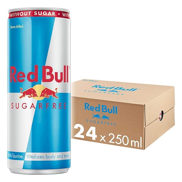 RED BULL ENERGY DRINK SUGAR FREE 24 PACK OF 8.4 FL OZ, SUGARFREE