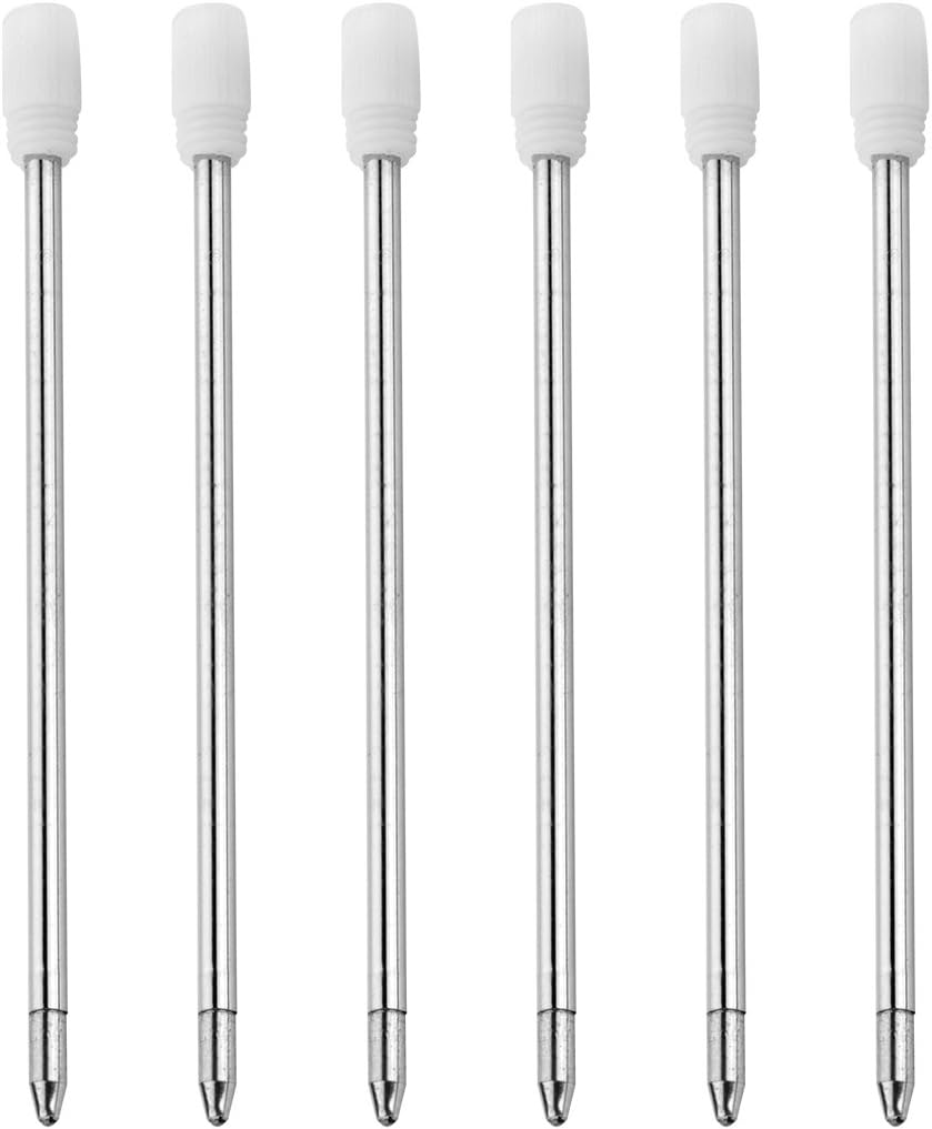 Multifunction Tool Pen Ballpoint Pen Refills, Replaceable Refills for 6 in 1 & 7 in 1 Stylus Pen Ballpoint Pens - Black Ink (6pack)