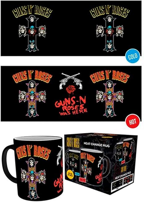 Gb Eye Guns N Roses Kaffeebecher Motiv Kreuz Warmewechselnde Tasse Keramik 15 X 10 X 9 Cm Amazon De Kuche Haushalt Wohnen