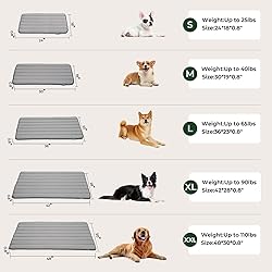 BALANCE Dog Crate Pad, Dog Foam Crate Mat Kennel