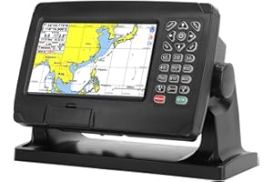 ariarly Marine Navigation GPS Plotter GPS Chart Plotter Satellite Navigator Transponder with GNSS Antenna Dual Map System IPX