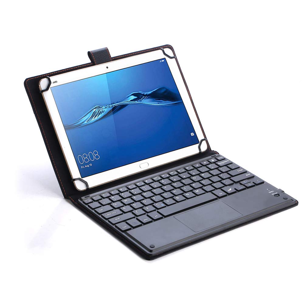 Us配列 キーボード スマホ Bluetooth マウス ケース付属 周辺機器 ワイヤレスキーボード タブレットキーボード Plumriver Android タブレット 無線 サイズ 8 8 9タイプ タッチパッド付き カラー ブラック Exuconsulting Ch