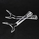 Dental Orthodontic Clear Teeth Intraoral Mouth Lip Retractor Photography Opener Large + Small Size