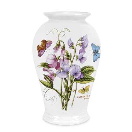 Portmeirion Botanic Garden Canton Vase 8 Sweet Pea Amazon Co