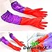 DefenderX Premium Home Wide Mouth And Long Flower Velveteen Antiskid Household Laundry Dishwashing Rubber Gloves