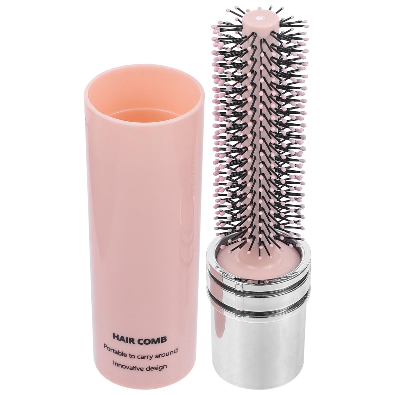 Photo 1 of Luxshiny Retractable Hair Brush for Women - Compact Dual-Use Styling Brush for Straight and Curly Hair Perfect for Travel