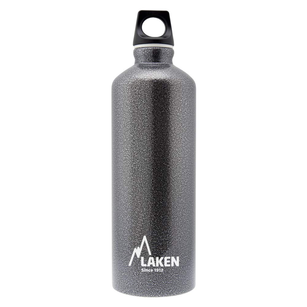 Laken Futura Water Bottle Narrow Mouth Screw Cap with Loop - 0.75L, Granite