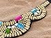 ALILANG Women's Multicolored Beaded Tribal Halloween Costume Ethnic Bib Jewelry Collar Necklace