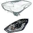 Compatible For Suzuki Compatible For Swift 2018-2022 Front Headlight Cover Transparent Lampshade Lamp Lens Headlamp Shell glass(Left)