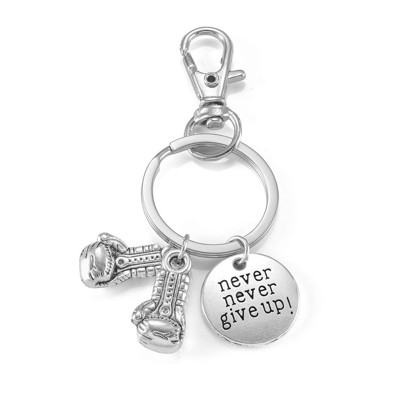 JSDDE Boxing Glove Pendant Key Ring, Metal Keychain with Unique Design for Any Occasion