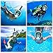 ENKEEO Full Face Snorkel Mask with 180° Panoramic View, Watertight and Anti-Fog (Including Waterproof Phone Case and GoPro Compatible Band)