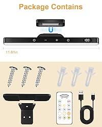 WILLED 5W Picture Lights, 3 Colors Rechargeable