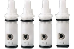 MOEN 1224 Replacement Faucet Cartridge Kit Fits Most Double Handle Moen Faucets and Tub/Showers - 4 PACK