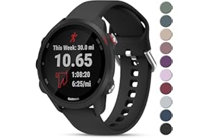 Meliya for Garmin Forerunner 55 Band, Forerunner 245 Band, Garmin Forerunner 645/645 Music Band, 20mm Replacement Band for Garmin Forerunner 55, Forerunner 245/245 Music, Forerunner645/645 Music, Forerunner 158 Smart Watch