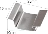 Spares2go Greenhouse Glass Sprung G Clips Pack of 25 view 3