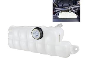 PPNZQAUT FL3Z-8A080-A Front Engine Coolant Reservoir Tank with Cap Compatible with 2018-2024 Ford Expedition, 2015-2024 Ford F-150, 2015-2023 Ford Lobo | 2018-2024 Lincoln Navigator, Replaces# 603-318