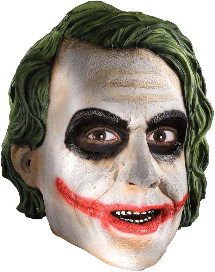 Accessories Joker Clown Mask Adult Mens The Dark Knight Halloween Costume Masks Eye Masks
