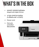 Canon MAXIFY GX5050 MegaTank Inkjet Printer A4 WiFi Ethernet USB Home Office view 7