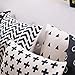 CoolDream Cotton Linen Decorative Pillowcase Throw Pillow Cushion Cover Cross Pattern Rectangle 12