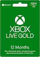 Microsoft Xbox Live 12 Month Gold Membership Physical Card Xbox Live 12 Month Gold Card En Es Us Fpp Amazon Sg Video Games