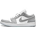 Nike Women's WMNS Air Jordan 1 Low White/Wolf Grey, White/Wolf Grey/Aluminum, 9W