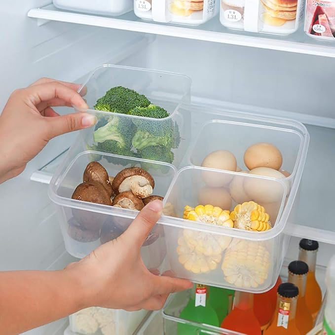 Kimanli Refrigerator Storage Box Food Container Kitchen