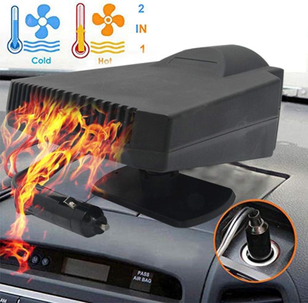 Portable Car Heater SUNWAN 12V 200W High Power Automobile Windscreen