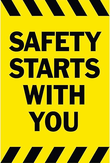 Amazon Com Half Price Banners Safety Starts With You Vinyl