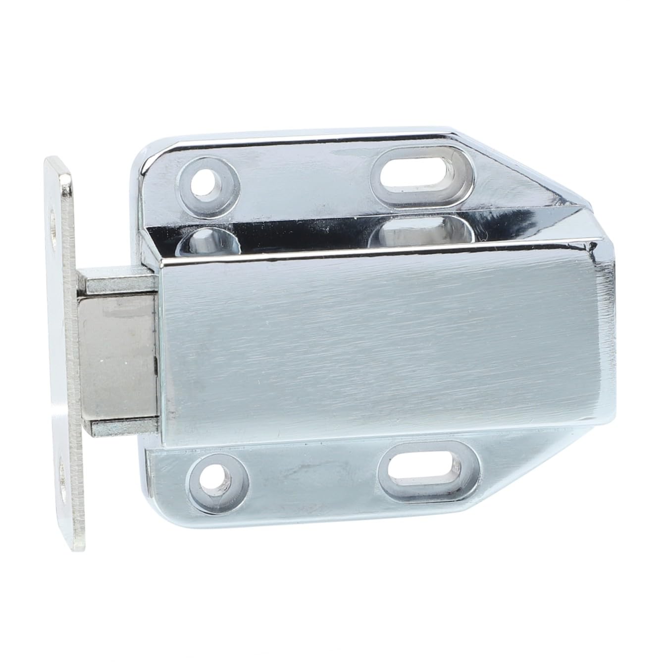 Angoily 2pcs Cabinet Door Heavy Duty Push to Door Hardware Push Catch Out Push Catch Release Cabinet Lock Cupboard Push Cupboard Door Zinc Alloy Push-Pull Lock Thicken