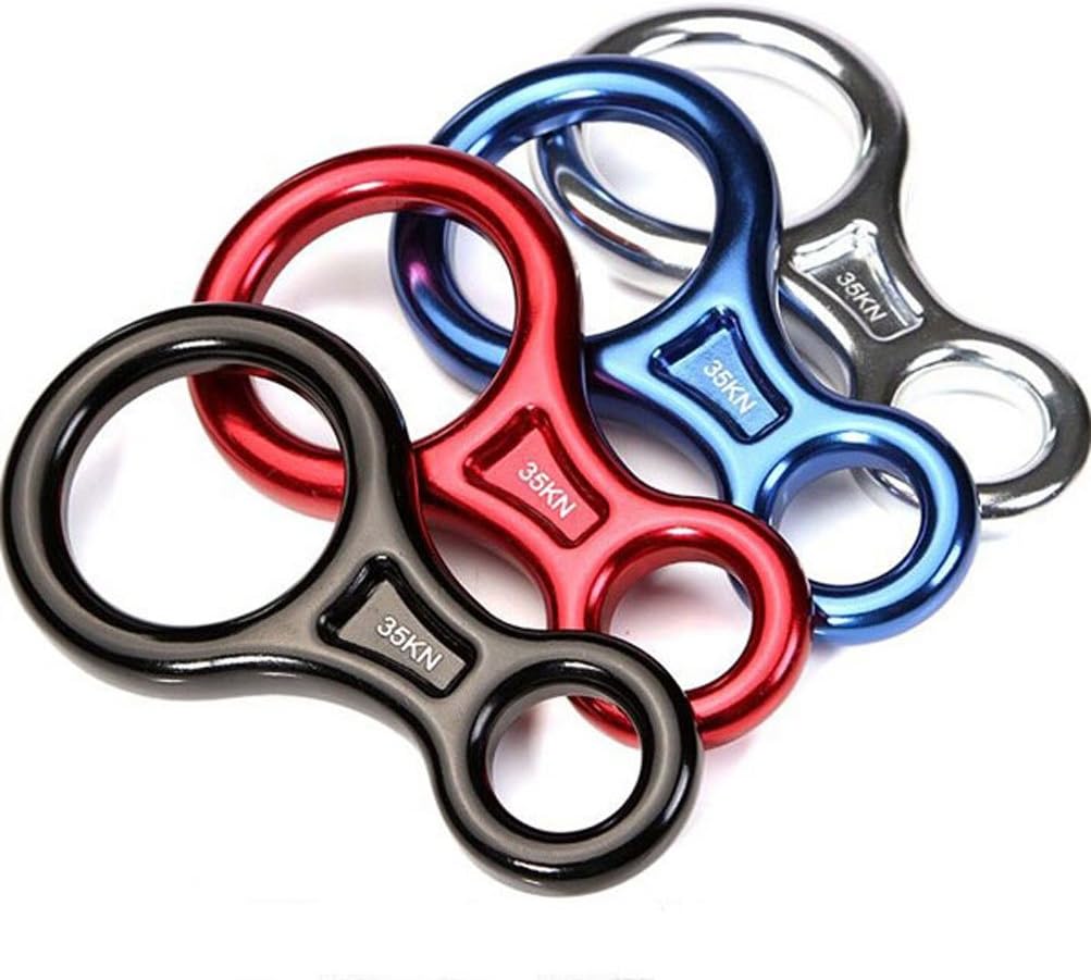 CdyBox 35KN Figure 8 Rescue Descender Super 8 Belay Rappel Rock Climbing Equipment : Sports & Outdoors
