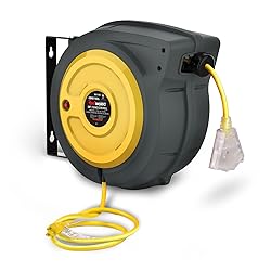 ReelWorks Extension Cord Reel Retractable 14AWG x