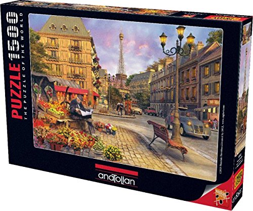 Anatolian Paris Street Life Jigsaw Puzzle (1500 Piece)
