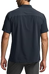 CQR Men's Short Sleeve Tactical Shirts, UPF