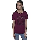 Karl Lagerfeld Womens Soft Everyday Logo Casual T-Shirt