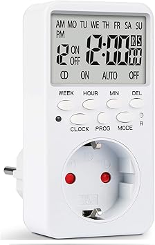 Digitale Zeitschaltuhr Steckdose Nakeey Programmierbare Timer Steckdose Mit 20 Konfigurierbaren Schaltprogramme Elektronische Zeitschaltuhr Steckdose Mit Reset Tool Lcd Display Amazon De Baumarkt