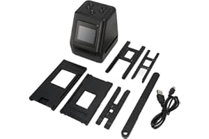 GOTOTOP Film and Slide Scanner, 22MP High Resolution Digital Negative Converter with 2 Inch LCD, for 135 110 126 Super 8 Film