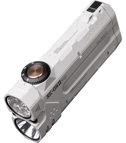 Amazon.com: LOOP GEAR SK03 RGB Pro EDC Rechargeable Flashlight, 8