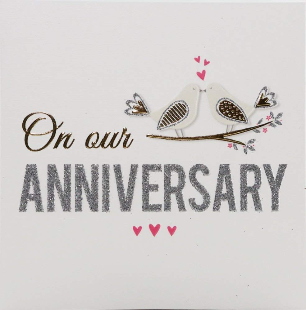 ZIZI Ltd Anniversary Card Anniversary Our - 138 mm sq inches - ZIZI Cards